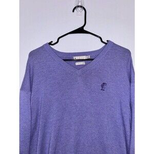 Peter Millar Collection 100% Cashmere V-Neck Sweater Lavender Purple